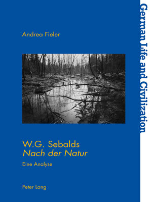 cover image of W.G. Sebalds «Nach der Natur»